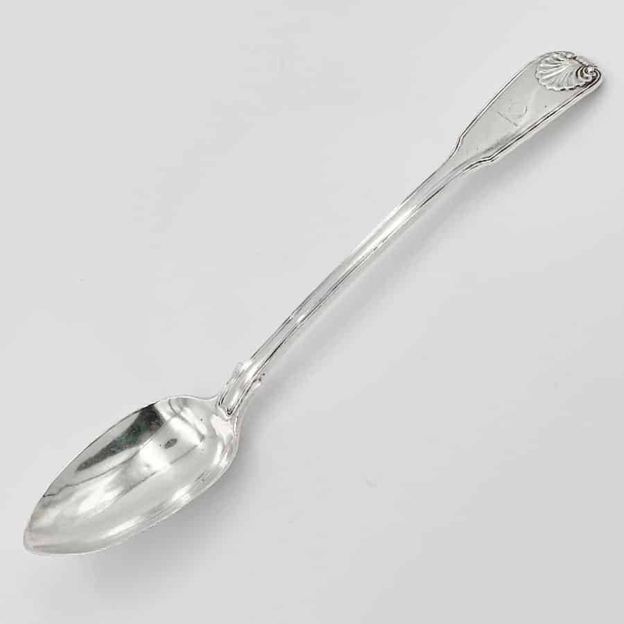 Silver Shell Pattern Basting Spoon London 1796