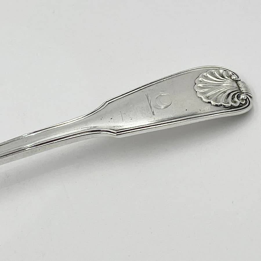 Silver Shell Pattern Basting Spoon London 1796
