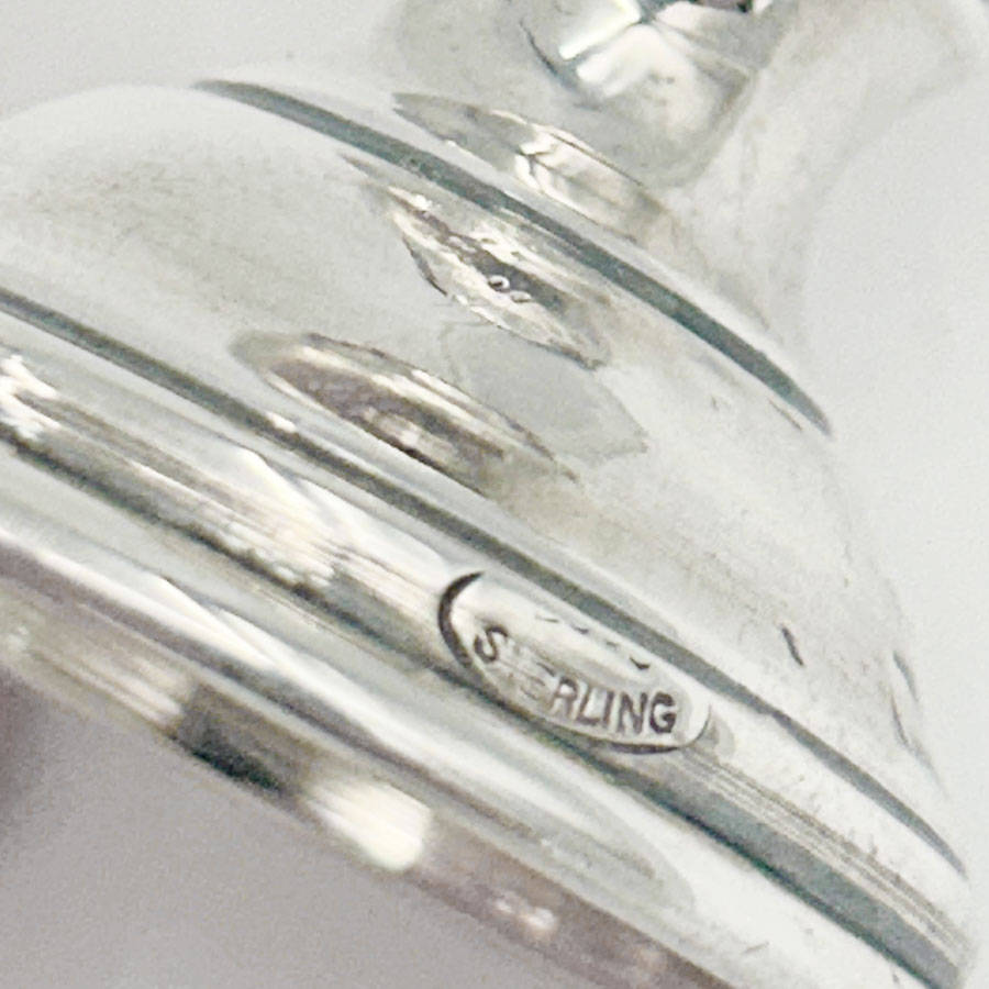Sterling Silver Pedestal Kiddush Cup Star of David
