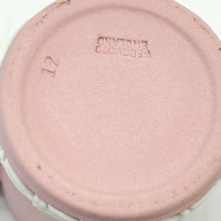 Wedgwood Jasperware Miniature Pink Vase 5.5cm
