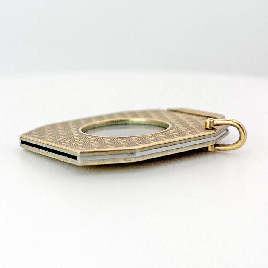 9ct Gold Art Deco Guillotine Cigar Cutter Ramsden and Roed C1920