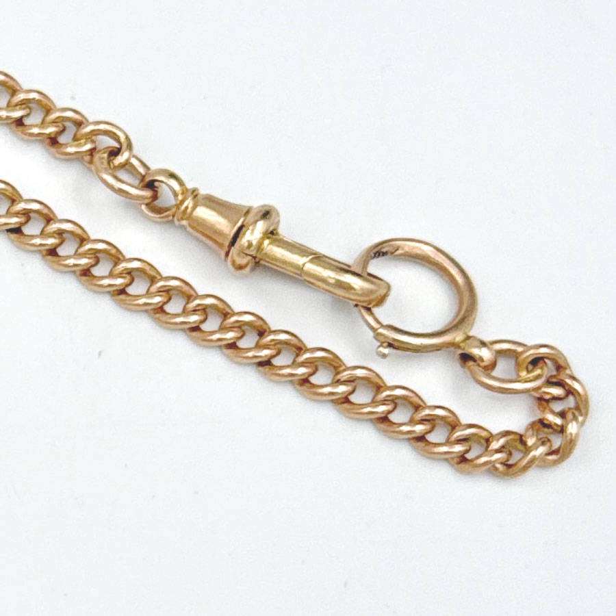 Victorian 9ct Rose Gold Fob Chain