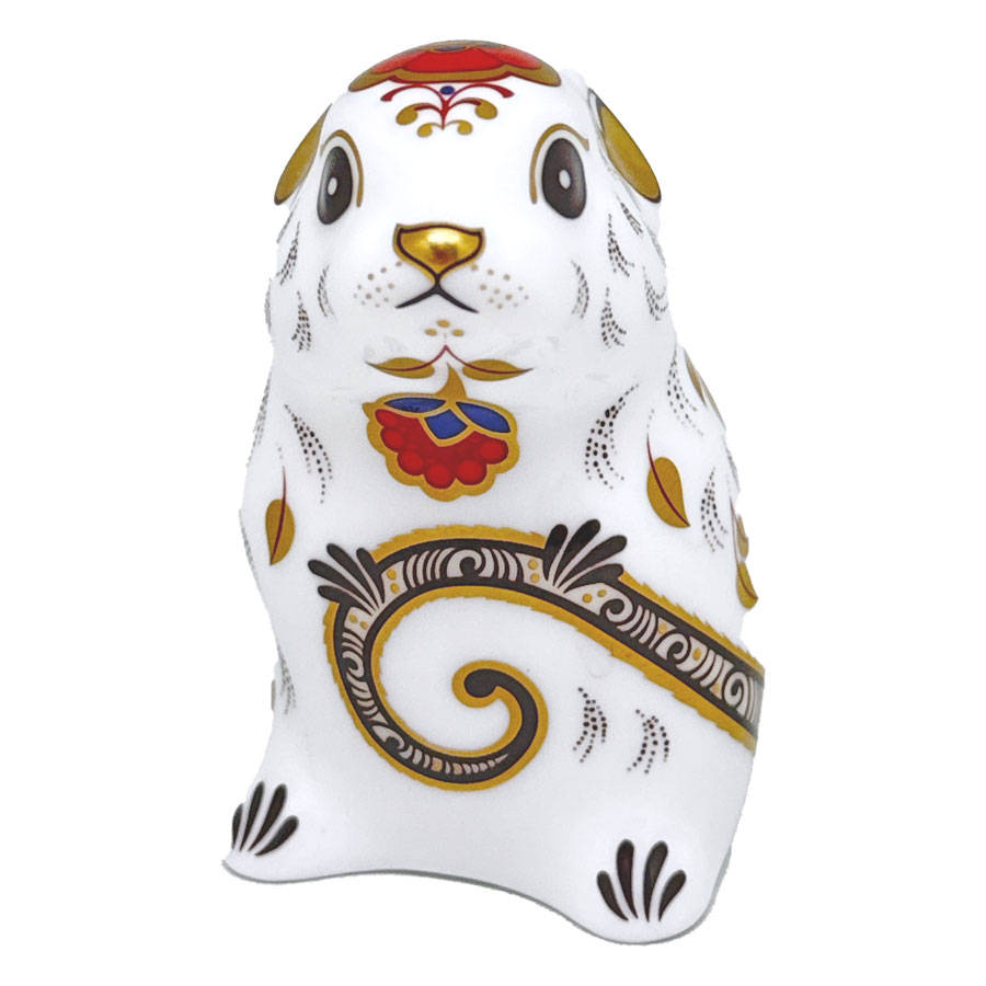Royal Crown Derby Mouse Paperweight MMX