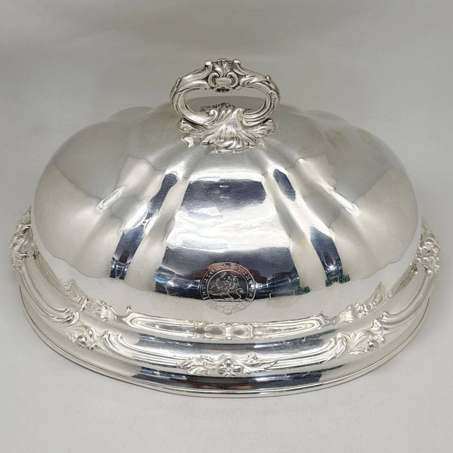 Silver Plated Meat Dome Cloche Victorian