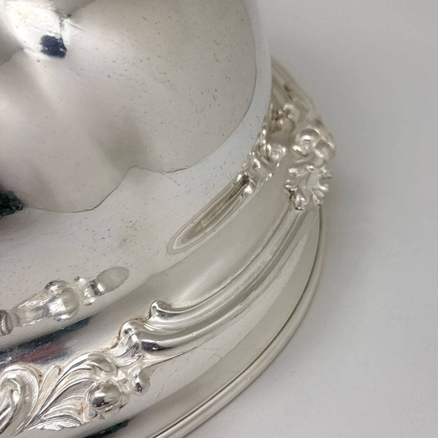 Silver Plated Meat Dome Cloche Victorian