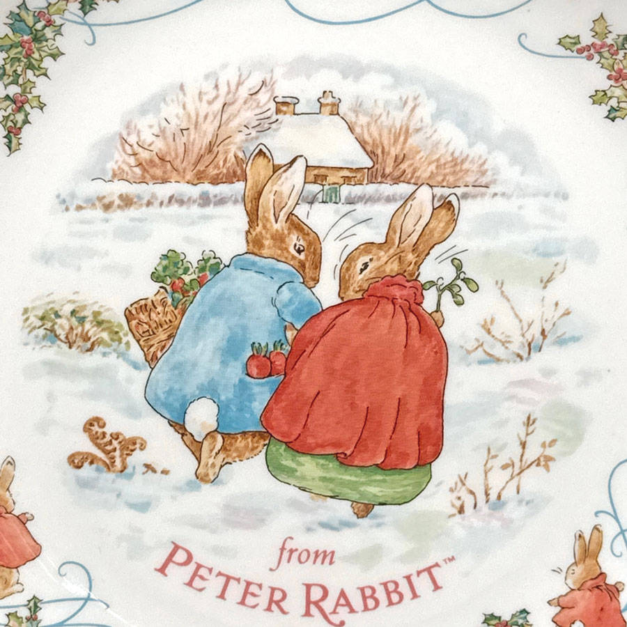 Wedgwood Peter Rabbit Merry Christmas 1997 Plate