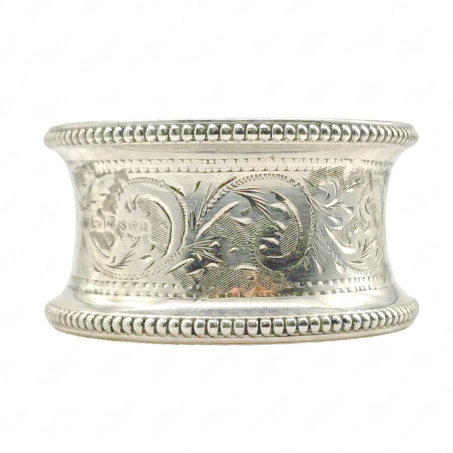 Hallmarked Silver Serviette Ring Birmingham 1911