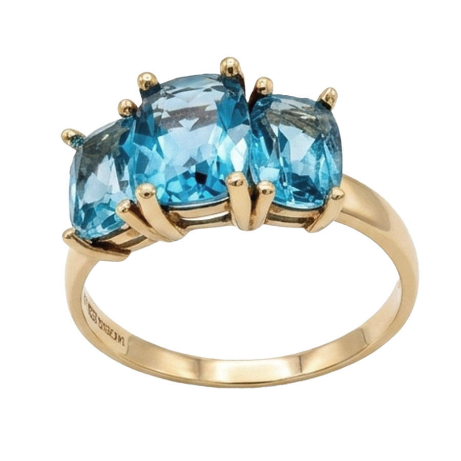 9ct Gold Topaz Cocktail Ring
