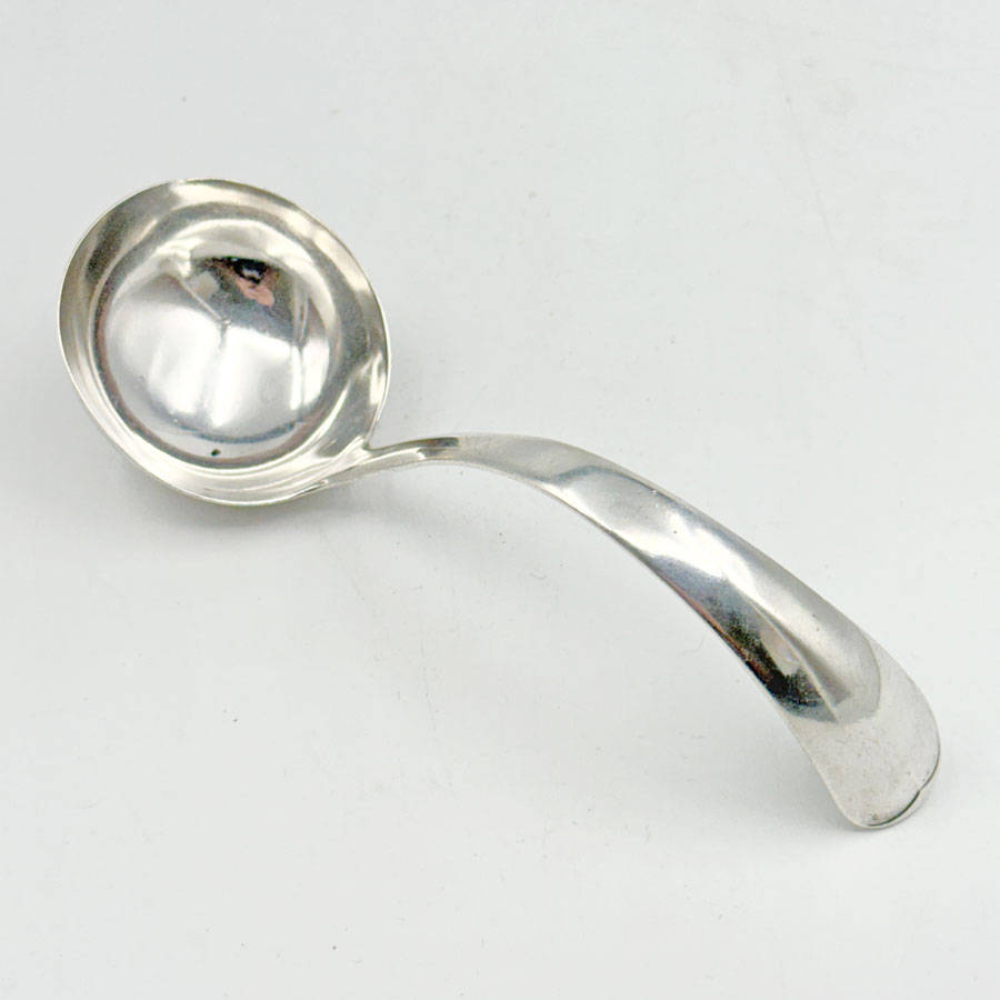 Hallmarked Dutch Silver Sauce Ladle Rotterdam 1985