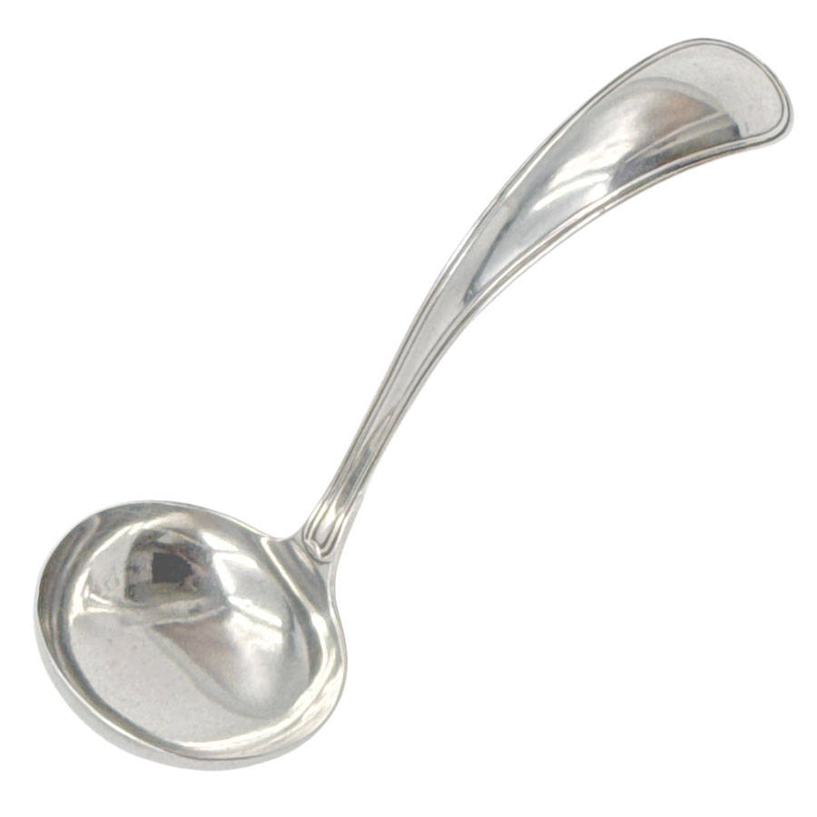 Hallmarked Dutch Silver Sauce Ladle Rotterdam 1988