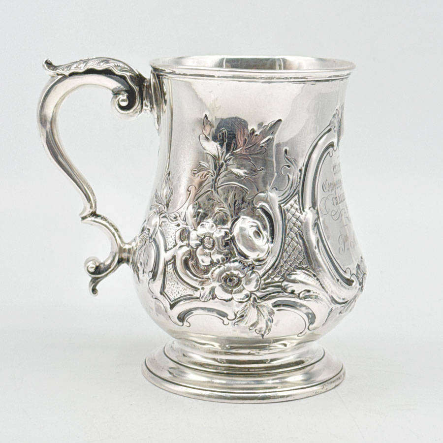 Hallmarked London 1869 Victorian Tankard Robert Harper