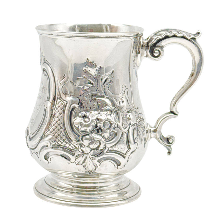 Hallmarked London 1869 Victorian Tankard Robert Harper