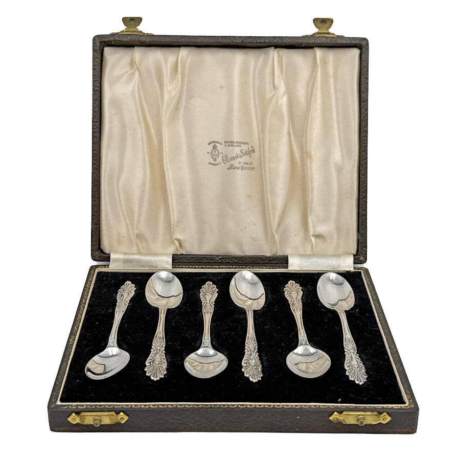 Hallmarked Silver Birmingham 1954 Coffee Spoons