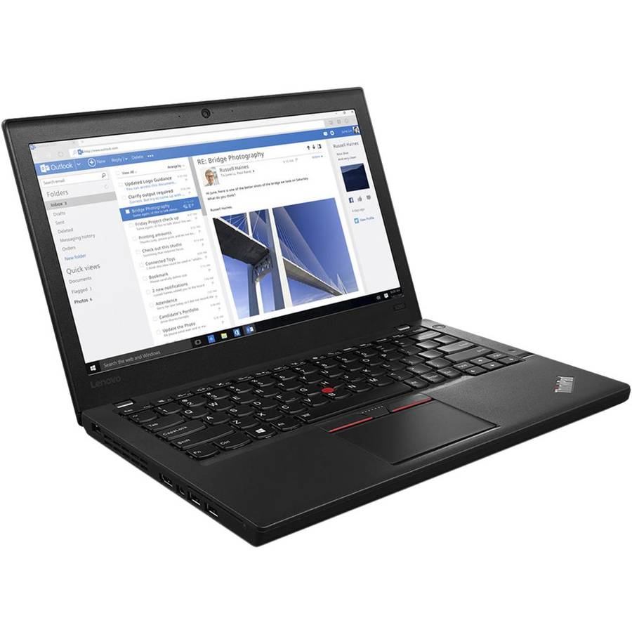 Lenovo ThinkPad X270 Ultrabook Laptop - Intel Core i5 6th Gen, 8GB Ram, 256GB SSD, 12.5" HD  WLED...