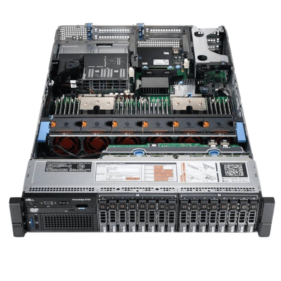 Dell PowerEdge R720 Server- Two(2) Xeon(R) E5-2640 V2 2.00Ghz - 256GB ECC DDR3 Ram - Three(3) 600...