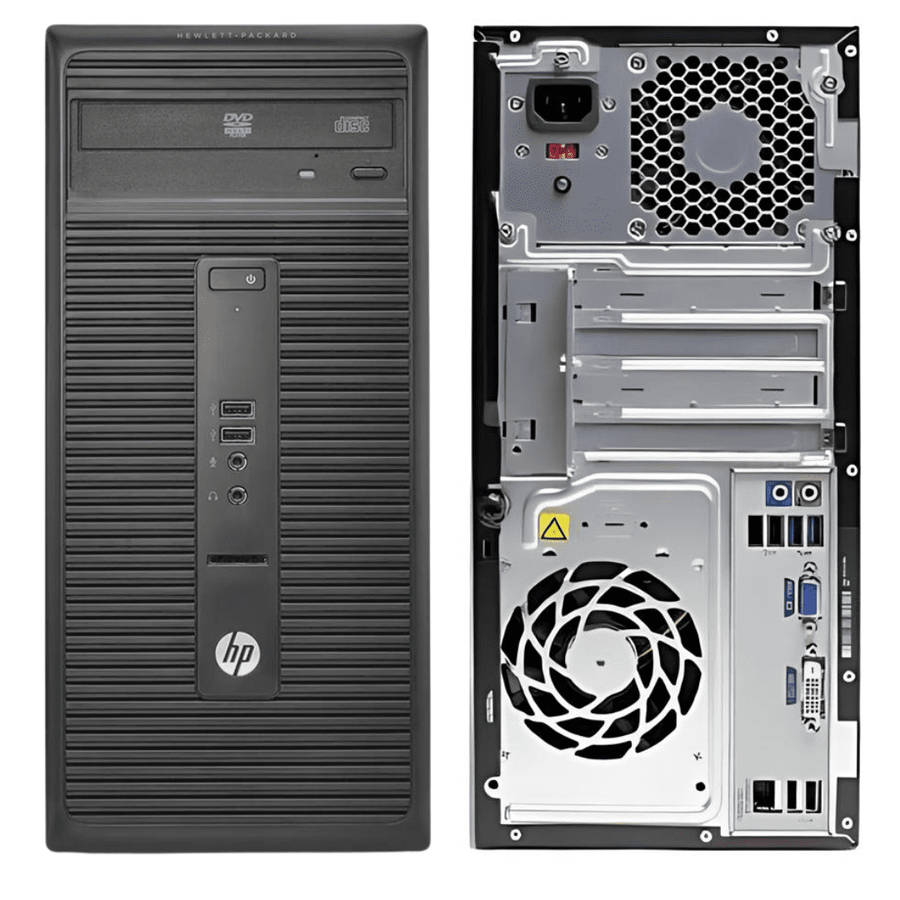 HP 280 G1 Mini Tower Desktop PC- Intel Core i5-4th Gen, 8GB RAM, 128GB SSD, MS Win10 Pro (Certifi...