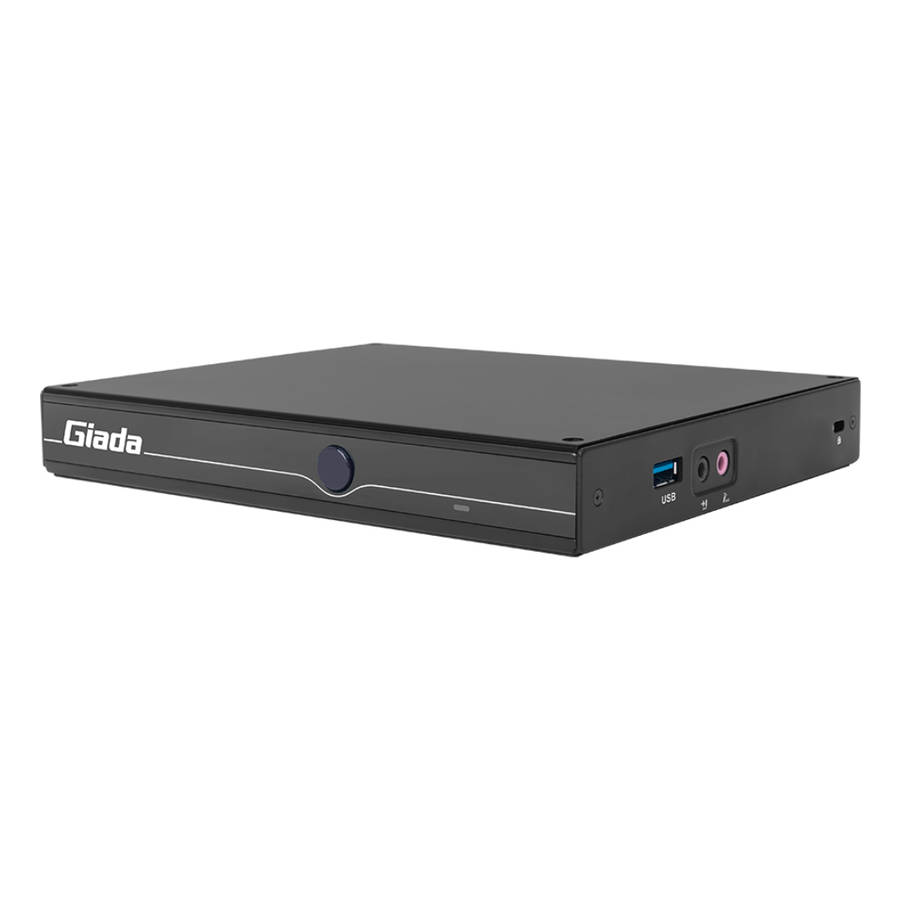 Giada D67 Book-Size Mini PC - Intel Core i3-7100U, 8GB RAM, 128GB SSD, Windows 10 Pro(Certified R...