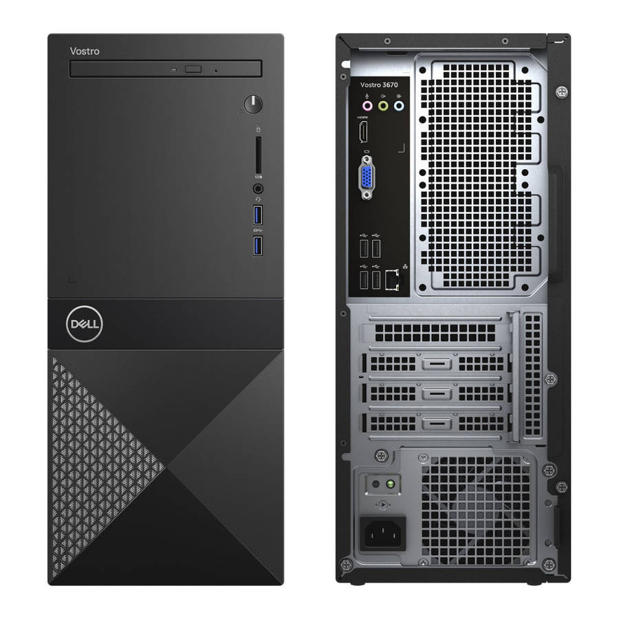 Dell Vostro 3670 Tower Desktop Computer  Intel Core i5 8th Gen, 8GB RAM, 256GB NVMe SSD + 500G...