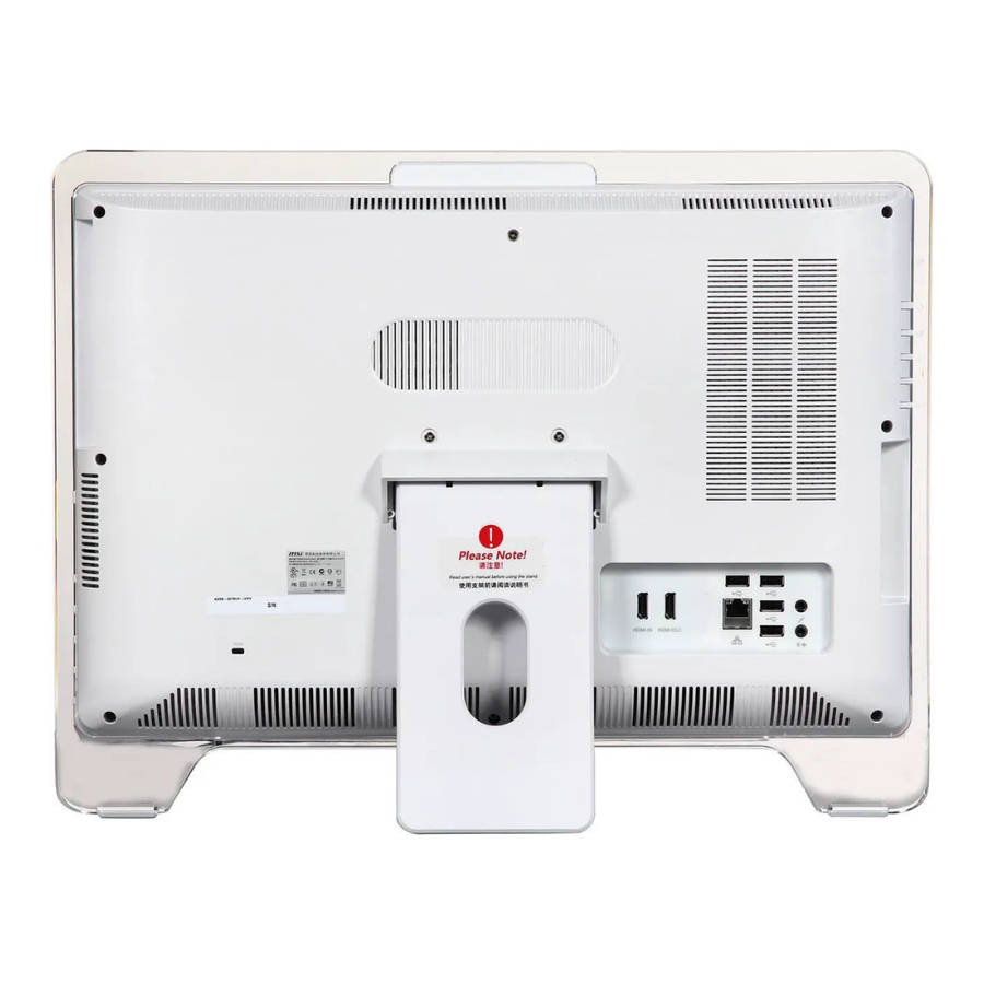 MSI MS-AA5B 20 Touch All-in-One PC  Intel Pentium G2030 3.0GHz, 8GB RAM, 256GB SSD, Windows...