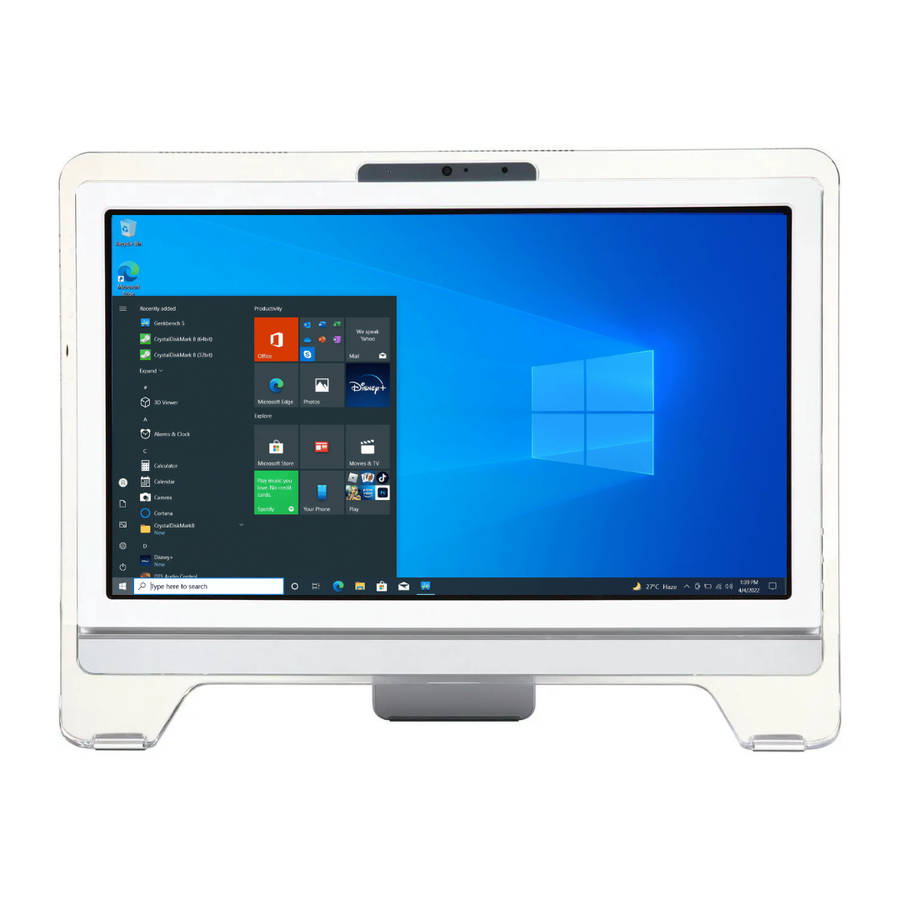 MSI MS-AA5B 20 Touch All-in-One PC  Intel Pentium G2030 3.0GHz, 8GB RAM, 256GB SSD, Windows...
