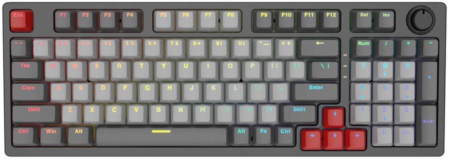 ZERO COMPACT GAMING KEYBOARD LIGHT GREY