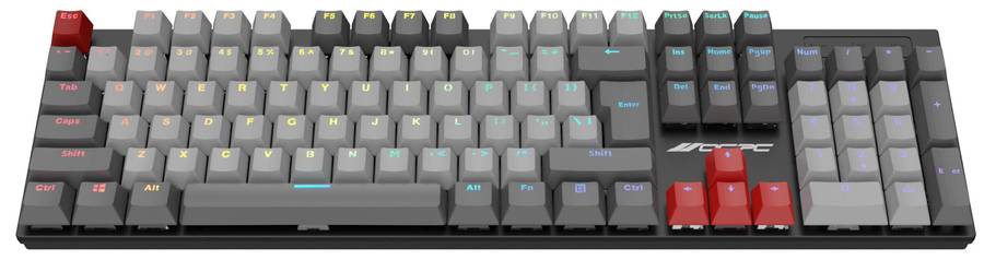 ZERO PRO GAMING KEYBOARD DARK GREY