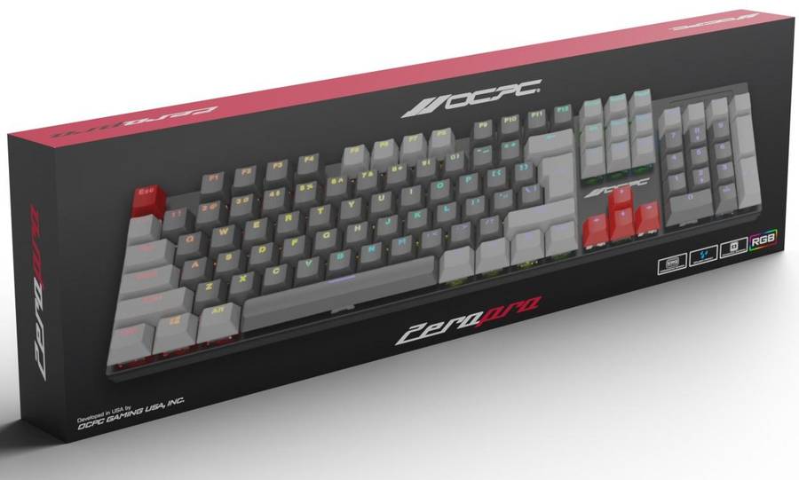 ZERO PRO GAMING KEYBOARD DARK GREY