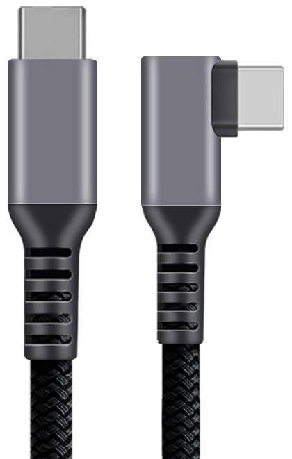 90 DEGREE CABLE C TO C 2M USB2 PD240W