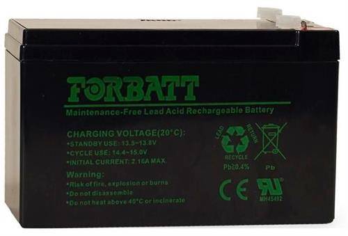 Solarix Forbatt 12V 7.2 Ah Rechargeable Lead Acid Battery