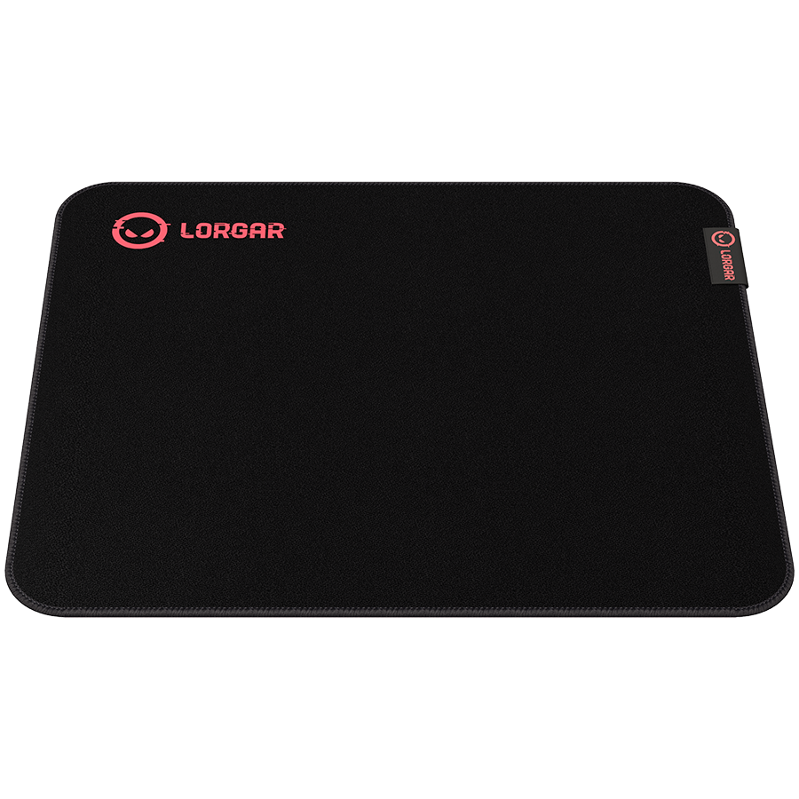 Lorgar Main 323, Gaming mouse pad, Precise control surface, Red anti-slip rubber base, size: 360m...