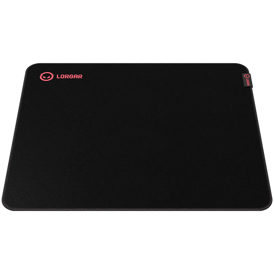 Lorgar Main 325, Gaming mouse pad, Precise control surface, Red anti-slip rubber base, size: 500m...