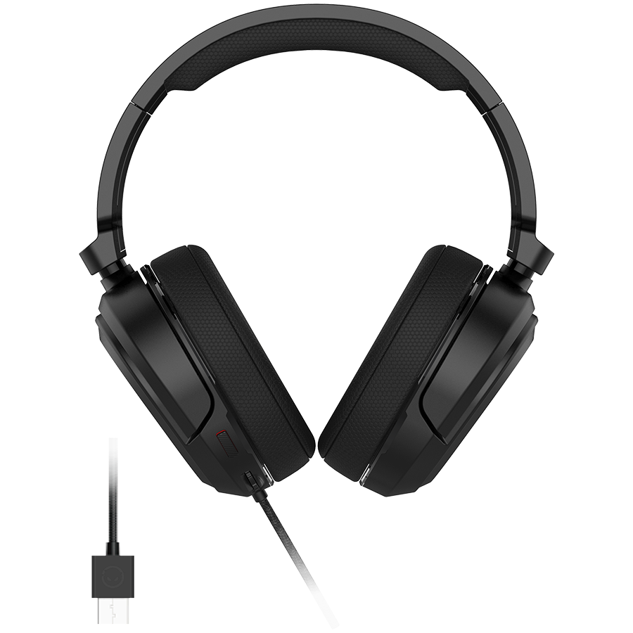 LORGAR Kaya 360, USB Gaming headset with microphone, CM108B, Plug&Play, USB-A connection cable 2m...