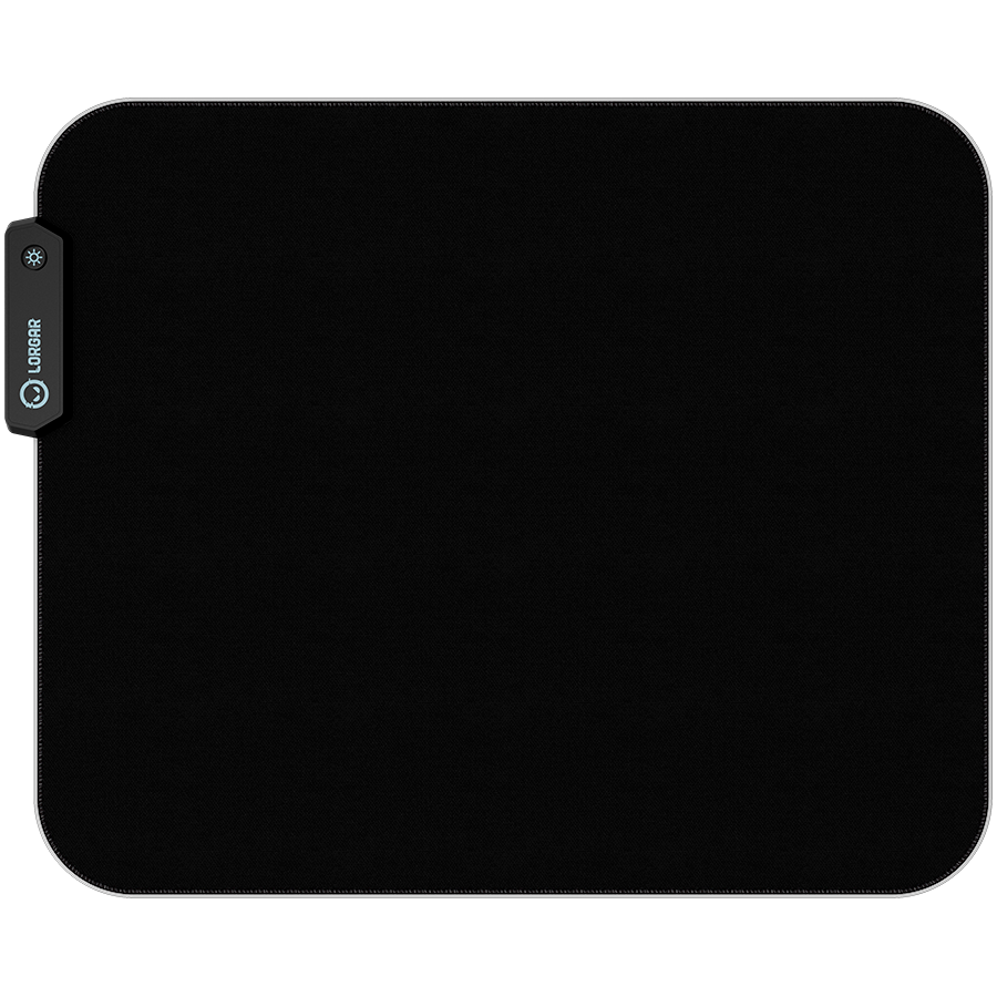 Lorgar Steller 913, Gaming mouse pad, High-speed surface, anti-slip rubber base, RGB backlight, U...