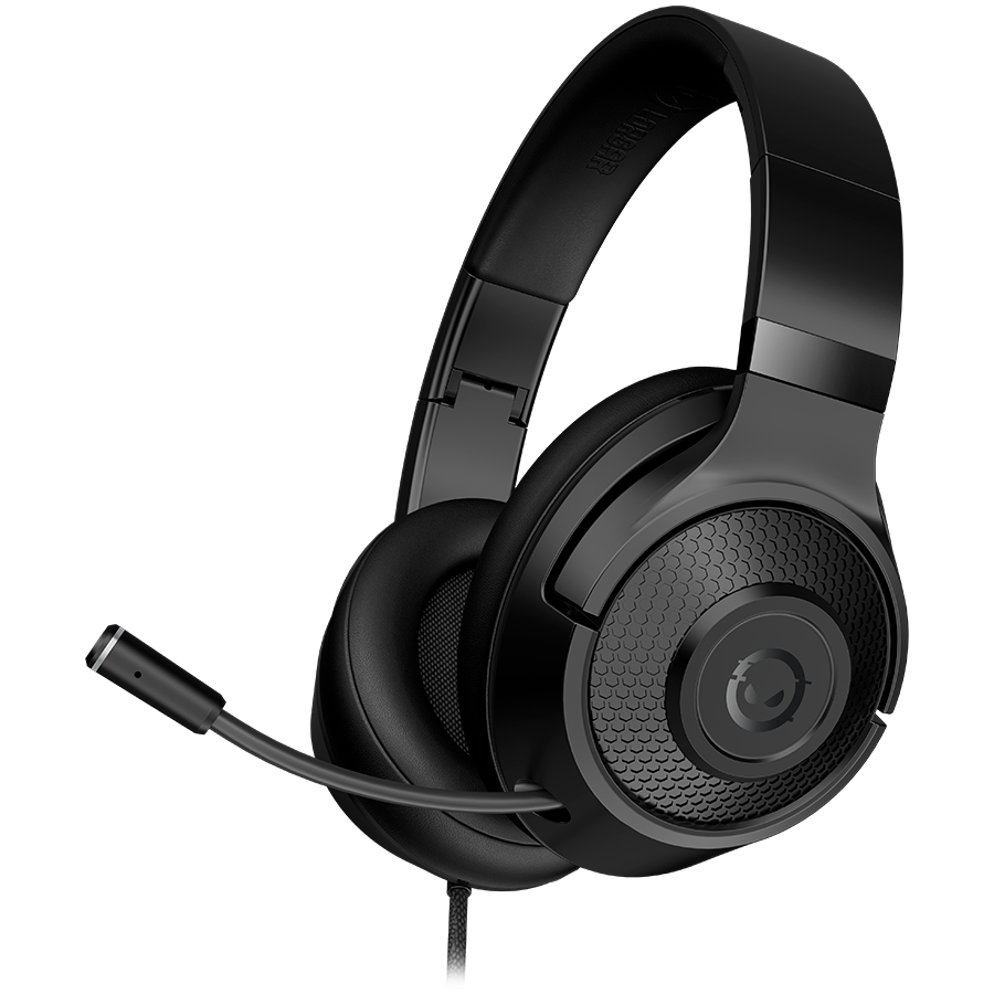 LORGAR Noah 101, Gaming headset with microphone, 3.5mm jack connection, cable length 2m, foldable...