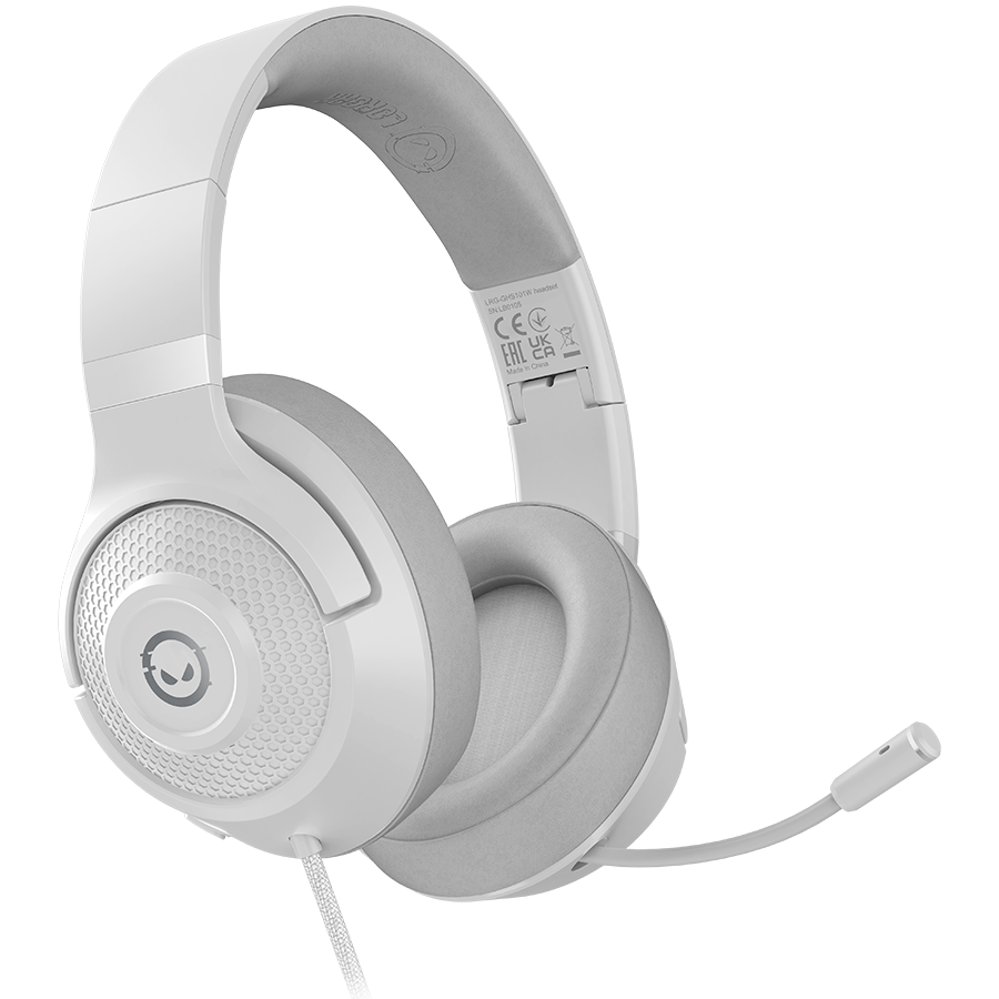 LORGAR Noah 101, Gaming headset with microphone, 3.5mm jack connection, cable length 2m, foldable...