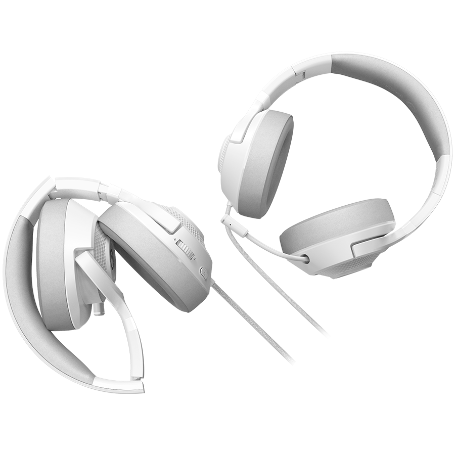 LORGAR Noah 101, Gaming headset with microphone, 3.5mm jack connection, cable length 2m, foldable...