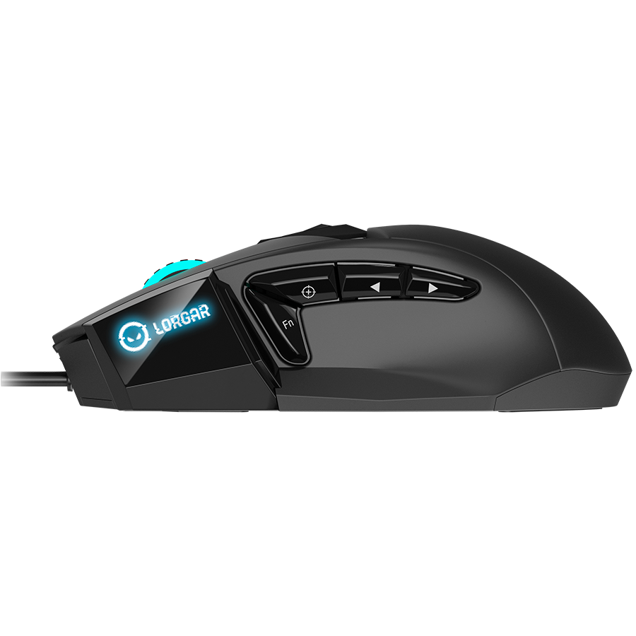 LORGAR Stricter 579, gaming mouse, 9 programmable buttons, Pixart PMW3336 sensor, DPI up to 12 00...