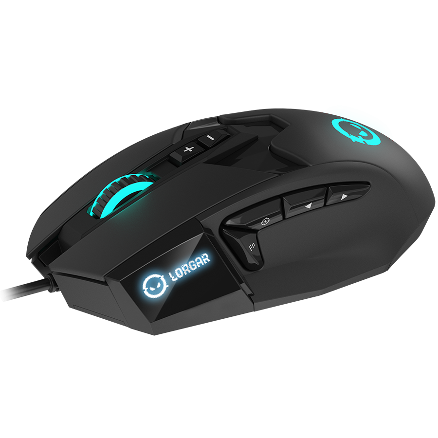 LORGAR Stricter 579, gaming mouse, 9 programmable buttons, Pixart PMW3336 sensor, DPI up to 12 00...