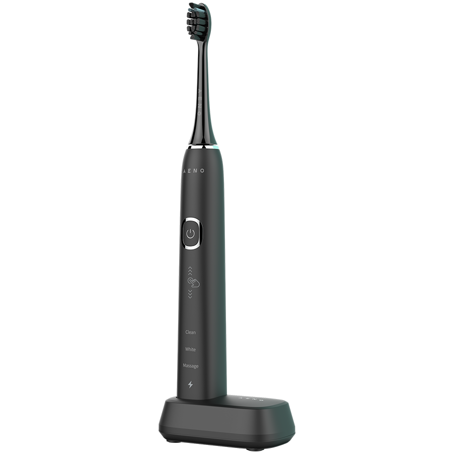 AENO Sonic Electric Toothbrush, DB4: Black, 9 scenarios, with 3D touch, wireless charging, 46000r...