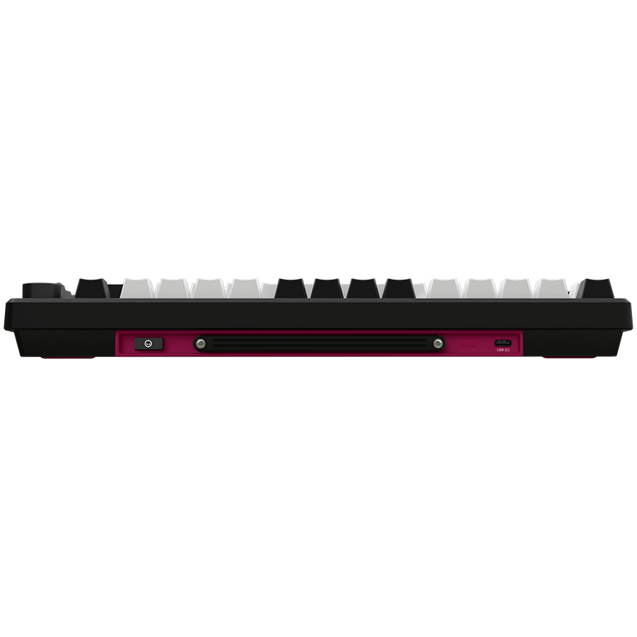 LORGAR KBP7075W, Wireless 75% Mechanical Gaming Keyboard Pro, Black/red, EN layout