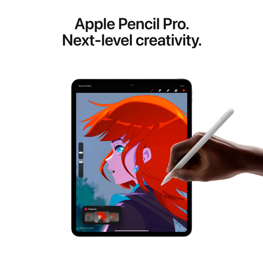 13-inch iPad Pro WiFi + Cellular 2TB with Standard glass - Space Black,Model A2926