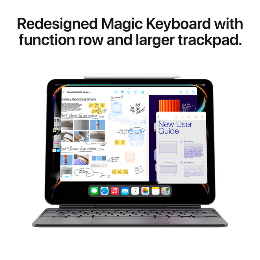 13-inch iPad Pro WiFi + Cellular 2TB with Standard glass - Space Black,Model A2926