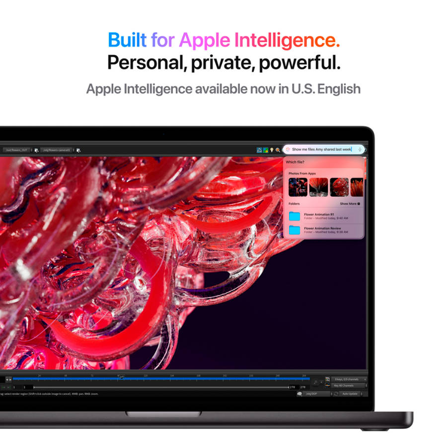 14-inch MacBook Pro: Apple M4 chip with 10core CPU and 10core GPU, 24GB, 1TB SSD - Silver,M...