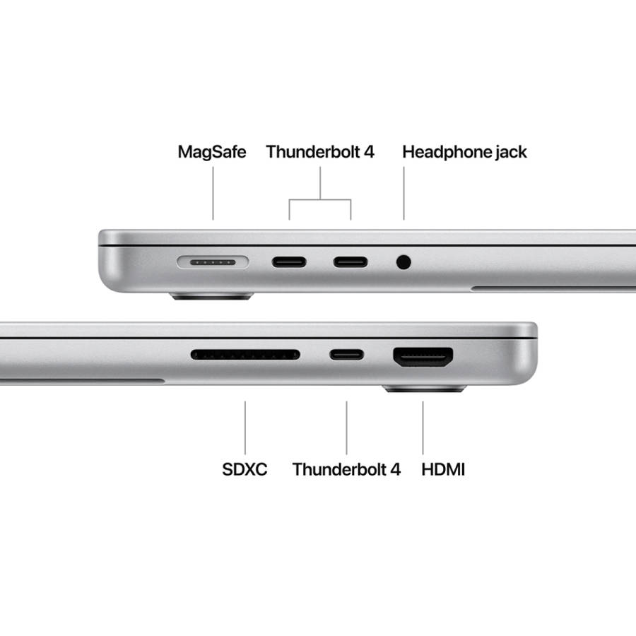 14-inch MacBook Pro: Apple M4 chip with 10core CPU and 10core GPU, 24GB, 1TB SSD - Silver,M...