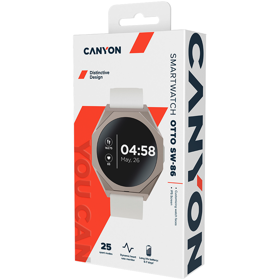 CANYON smart watch Otto SW-86 Silver