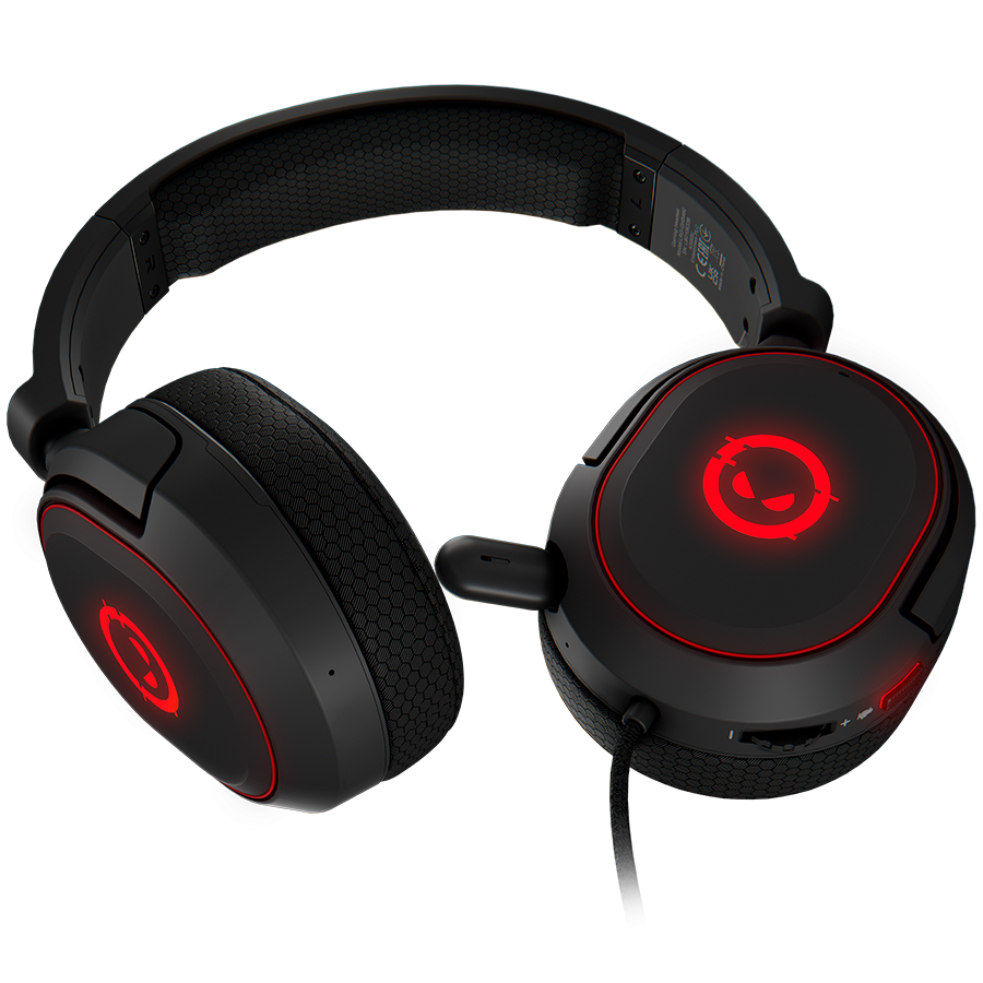 LORGAR Kaya 460, USB Gaming headset with microphone, CM108B, RGB backlight, Plug&Play, USB-A conn...