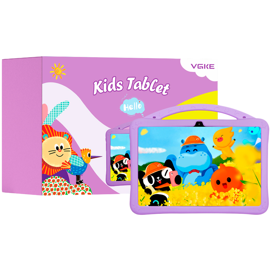 VGKE 10.1" HF IPS Kids Tablet - Mediatek MT6737 CPU, 2GB RAM, 32GB Storage, 3G + Wifi, Bluetooth ...