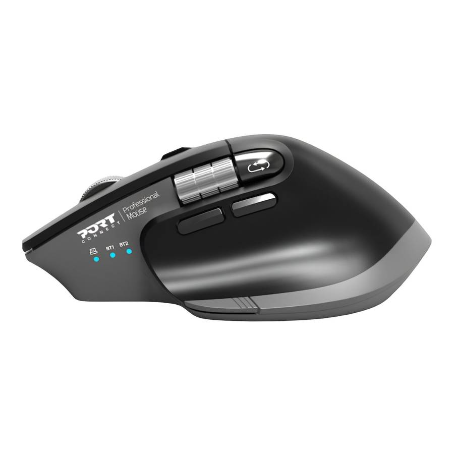 Port Connect Ultimate Rechargeable Bluetooth and Wireless Mouse