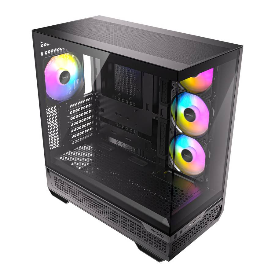 Antec C7 ARGB E-ATX Mid Tower Gaming Chassis - Black