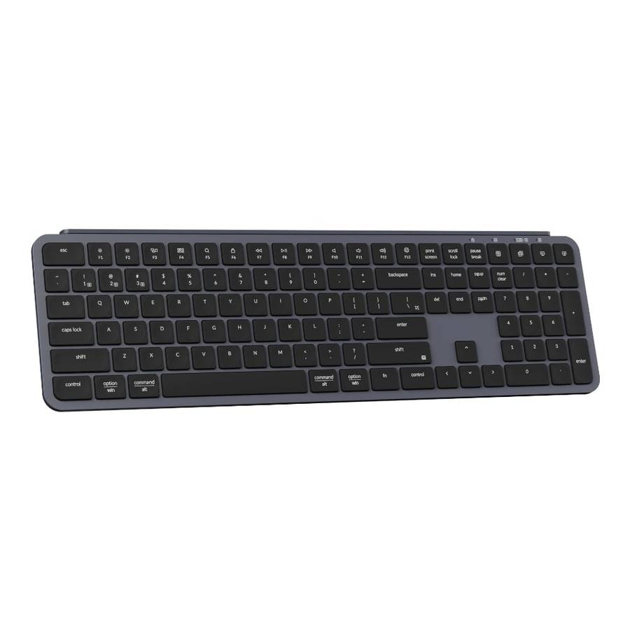 Keychron B6 Pro Ultra-Slim 100% Wireless Keyboard - Space Grey